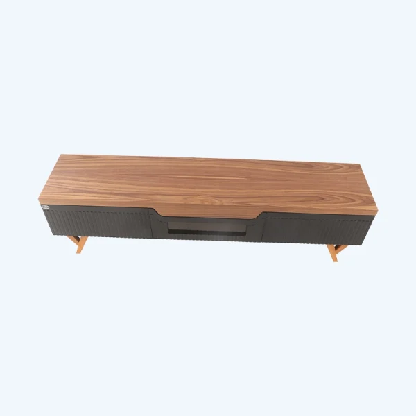 صفحه چوبی میز تلویزیون مشکی مدرن