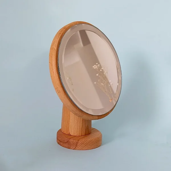 آینه رومیزی چوبی مدرن , اینه جدید چوبی