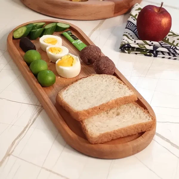سینی سرو صبحانه , تخته سرو چوبی مناسب غذا